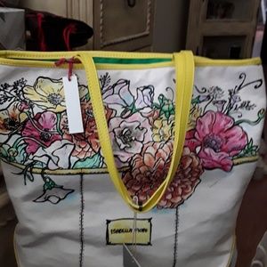 Isabelle Fiore WILDFLOWERS Tote NEW
